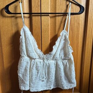 Princess Polly cropped low cut tank